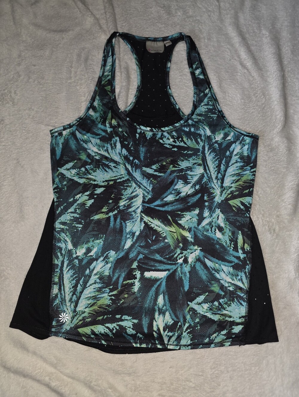 Athleta Womens Floral Tank Top Size Large
